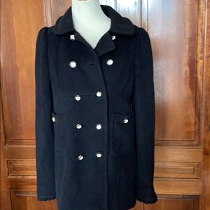 Juicy Couture black wool jacket size Medium